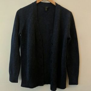 JCrew navy cardigan